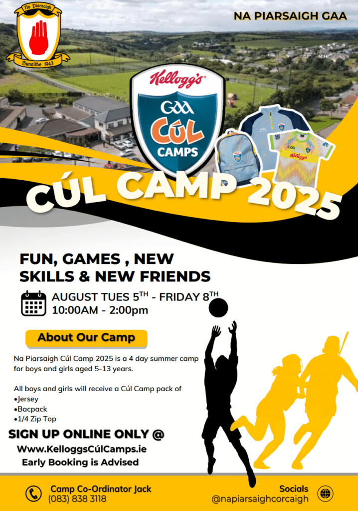CÚL CAMP 2025 Cork